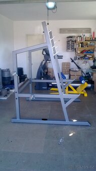 Posilovací klec, half rack, stojan kotouče - 3
