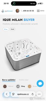 Vířivka Ique Milan Silver - 3