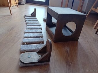 Kočičí odpočivadlo na zeď - 3