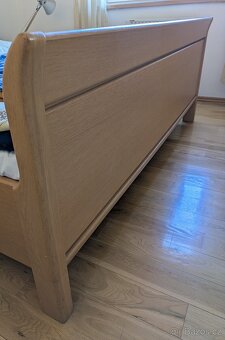 Manželská postel, dubová klasika - 3