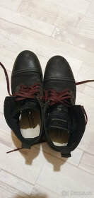 Jack Jones Classic kožené kotníkové lehké boty  vel. EUR 42 - 3