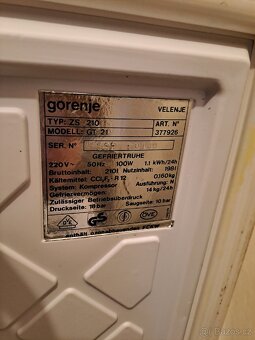 Pultový mrazák Gorenje - 3