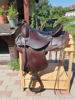 Westernové sedlo krátké – 60 cm - pro juniora či ženu - 3