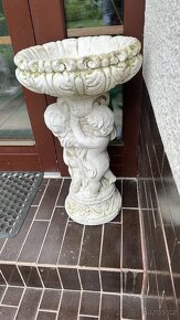 Sochy a květináče, japonská lampa z mrazuvzdorné drti - 3