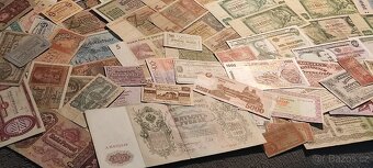 Mega obří konvolut bankovek po sběrateli 434ks - 3