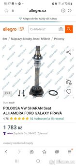 Prodám tuto nerozbalenou poloosu - 3