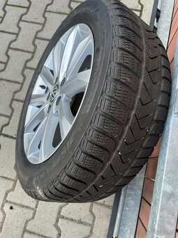 Alu kola + Pneu VW PASSAT B8 3G 215/55 originál,R17 - 3