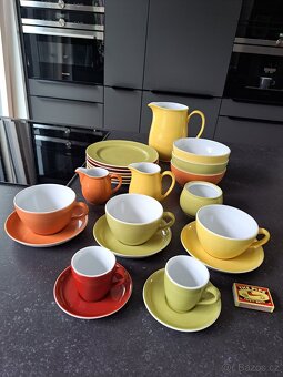 Barevný porcelánový servis Bauscher, 23 ks + 7 ks zdarma - 3