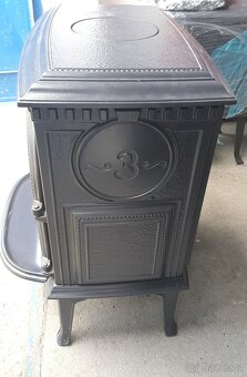 Litinová kamna Jotul F 3 CB modročerný smalt - 3