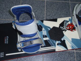 TOP SNOPWBOARD CRAZYCREEK TAHOE 135 CM+VÁZÁNÍ BURTON - 3