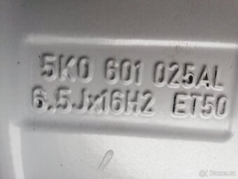 alu VW Golf 5,Golf 6,Touran,Caddy,zimní 205/55/16 - 3