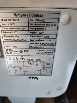 Chladicí vitrínu Stalgast 852103 - 3