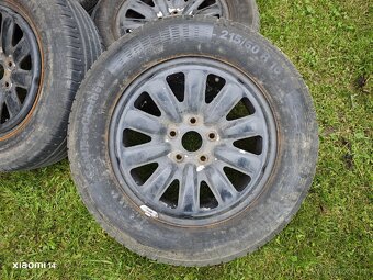 Hybridní disky 5x112 r16 6.5J ET 41 215/60 letní - 3