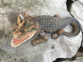 Krokodýli dekorativní jako živí, 39 cm, 2ks - 3