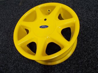 Žlutá alu kola originál Ford 6x15 ET40 4x108x63,3 - 3