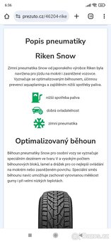 Prodám zimní pneumatiky 225/55-17 - 3