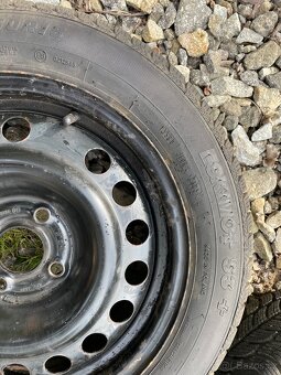 Opel plechové disky R15 zimní pneu - 3