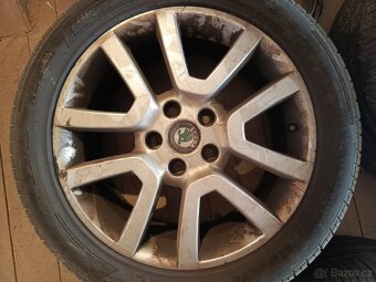 Prodám ALU kola 7Jx17 ET45 Škody Yeti 225/50R17 - 3
