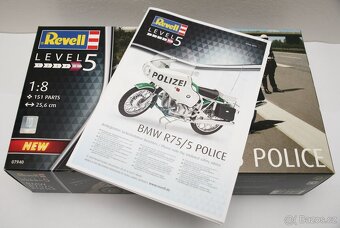 Motocykl BMW R75/5 POLICE (1:8) - 3