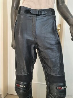 Kalhoty na moto Tschul Kožené Vel. 38 M - 3