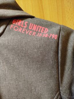 softshellová bunda Girls United vel.158/164 - 3