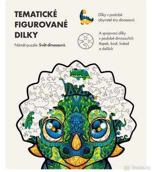 Luxusní, dřevěné puzzle WOODLIKA - 3