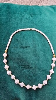 Náhrdelník slonová kost makovičky - 3