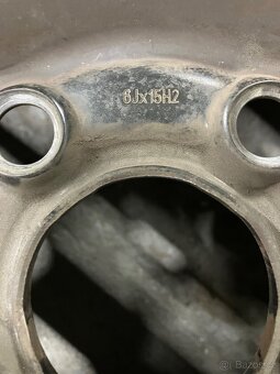Originální plechové disky WW 6Jx15 5x100 ET 43 - 3