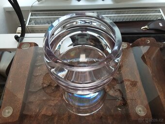 Krásná masivní váza styl Moser - 3