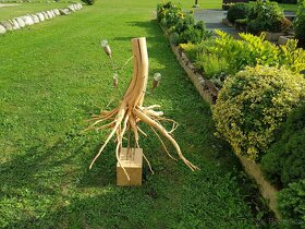 Dřevěná lampa - kořen - 3
