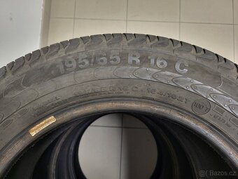 Prodám sadu letních kol Continental 195/65 R16 C - 3