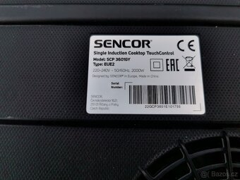 Indukční vařič Sencor - 3