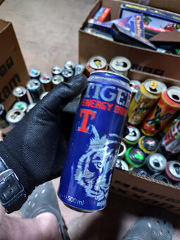 Plechovky od Energy Drinků Tiger 1 - 3
