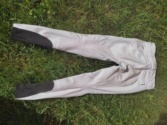 Bílé závodní rajtky Equiline Premium X-Grip sed - 3