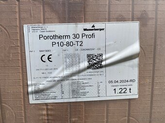 Cihly porotherm 30 profi - 3