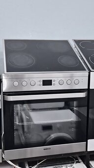 Horkovzdušná trouba se sklokeramickou deskou - set - nerez - 3