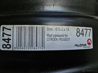 Disky kola Citroen 15 4x108 Berlingo R15 Partner - 3