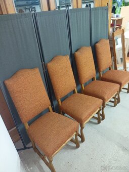 Prodám 4 x hezké rustikální židle z masivu - 3