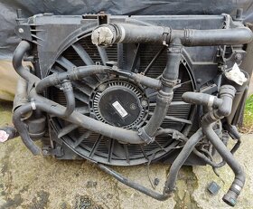 Jaguar XF 2,7d chladič vody, intercooler, chladič ventilator - 3