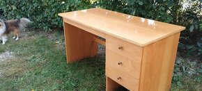 Prodám dřevěný retro polohovací psací stůl - 3