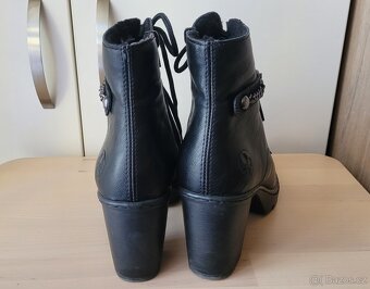 Zimní polokozačky RIEKER - vel. 39 - 3