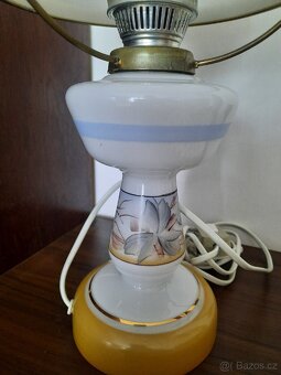 Retro lampa ze 70.let ve stylu petrolejky - 3