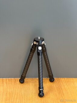 Teleskopický stolní stativ 17-26 cm, carbon, kvalitní, NOVÝ - 3