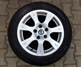 Alu kola originál Škoda Octavia II 5x112 R16 Sirius - 3