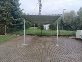 Modulární montovatelný pozinkovaný přístřešek na auto garáž - 3