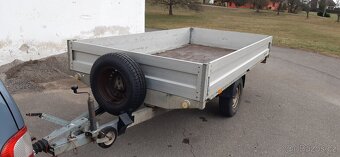 Přívěsný vozík Agados 1500KG, plato Al bočnice - 3