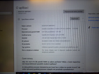 DELL Latitude E7470 i5/8GB/256GB/SIM slot - 3
