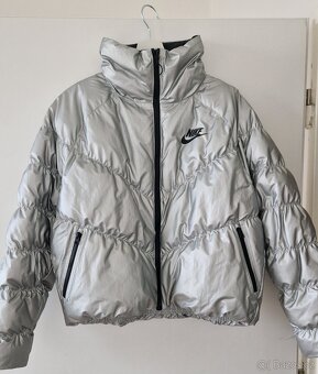 Nike bunda - mettalic silver - 3