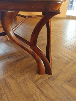 Masivní holandský stůl –280 × 150 × 80 cm – zakázková výroba - 3