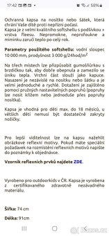 Softshellová ochranná kapsa na nosítko - 3